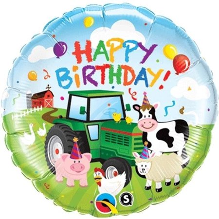 LOFTUS INTERNATIONAL Loftus International Q2-9612 18 in. Birthday Barnyard Party Balloon Q2-9612